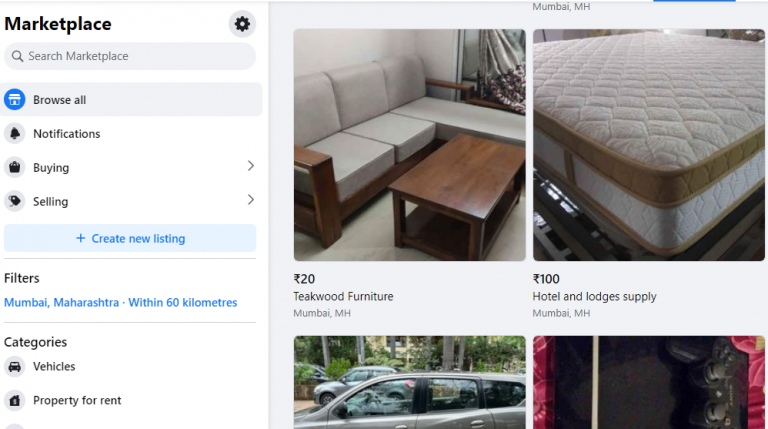 facebook marketplace